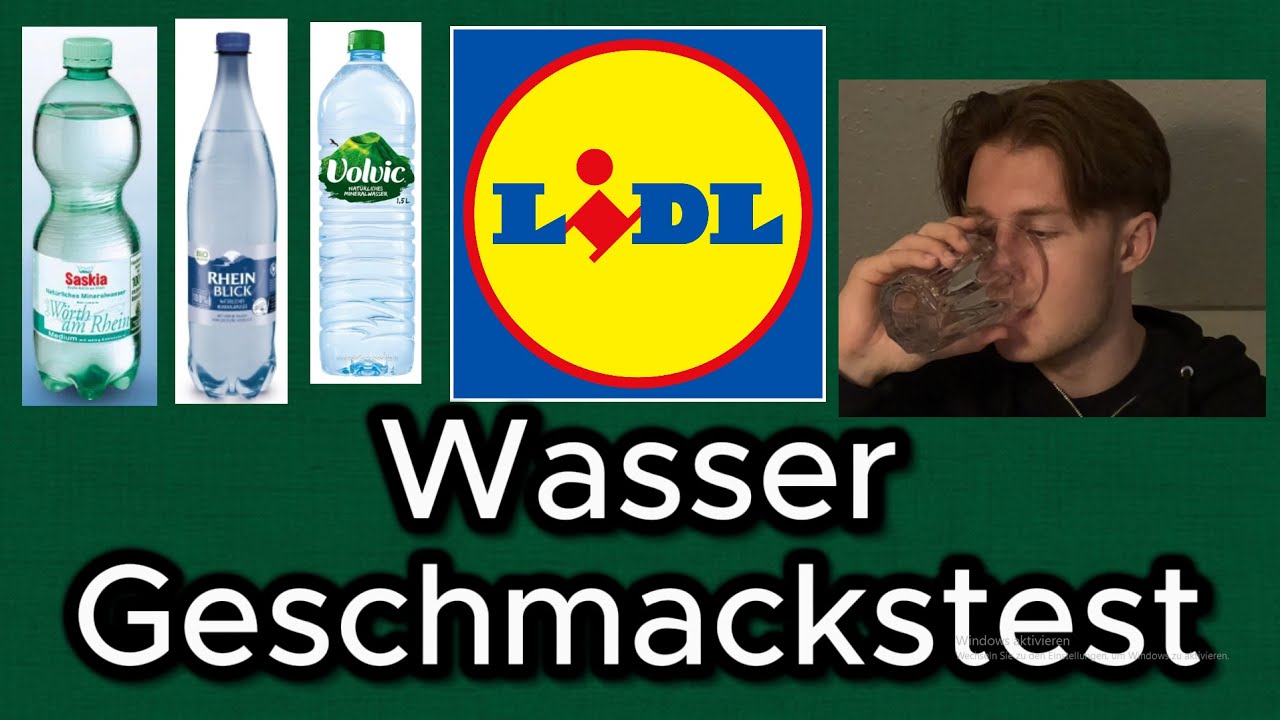 Was schmeckt am besten? | LIDL Wasser-Geschmackstest