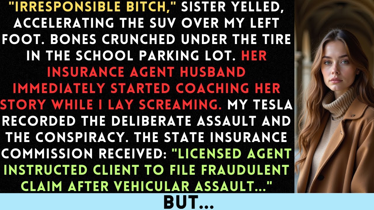Sister Ran Over My Foot For Not Watching Her Kids—The Dashcam Reached Four Insurance Investigator...