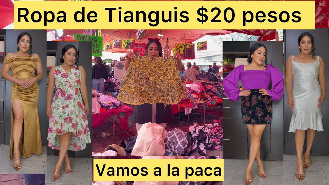 Ropa de $20 pesos del Tianguis 😱 Ropa súper bonita