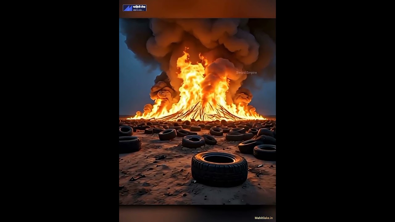 The incredible tyre fire Experiment|