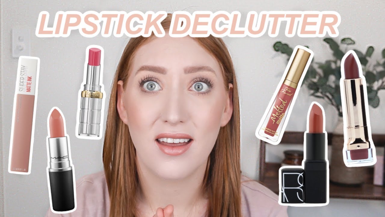 LIPSTICK DECLUTTER | ITS GOT TO GO 👎🏻💄