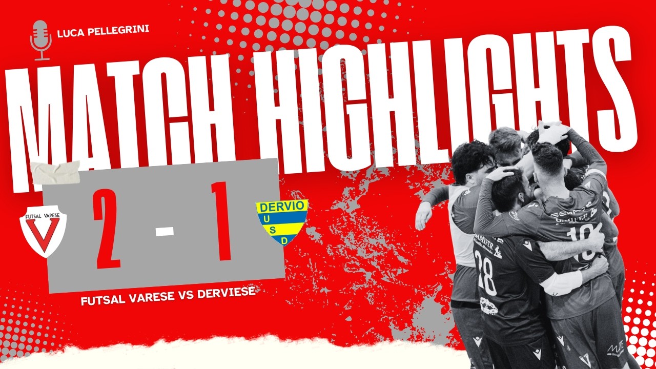 ⚽ Futsal Varese - Derviese 2-1| Highlights Calcio a 5 | ⚪🔴