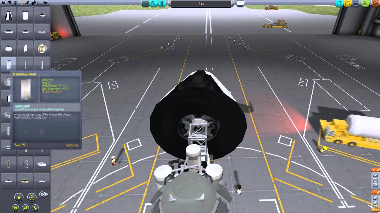 KSP v.0.23.0 Full Making of F18 Open Cockpit