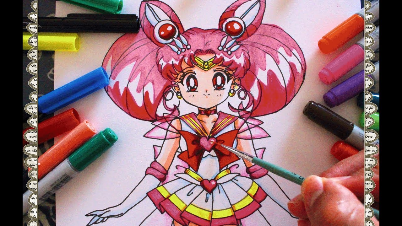 Sailor Moon Epidode 02 Cómo Dibujar a Sailor Chibi Moon How To /Speed Draw