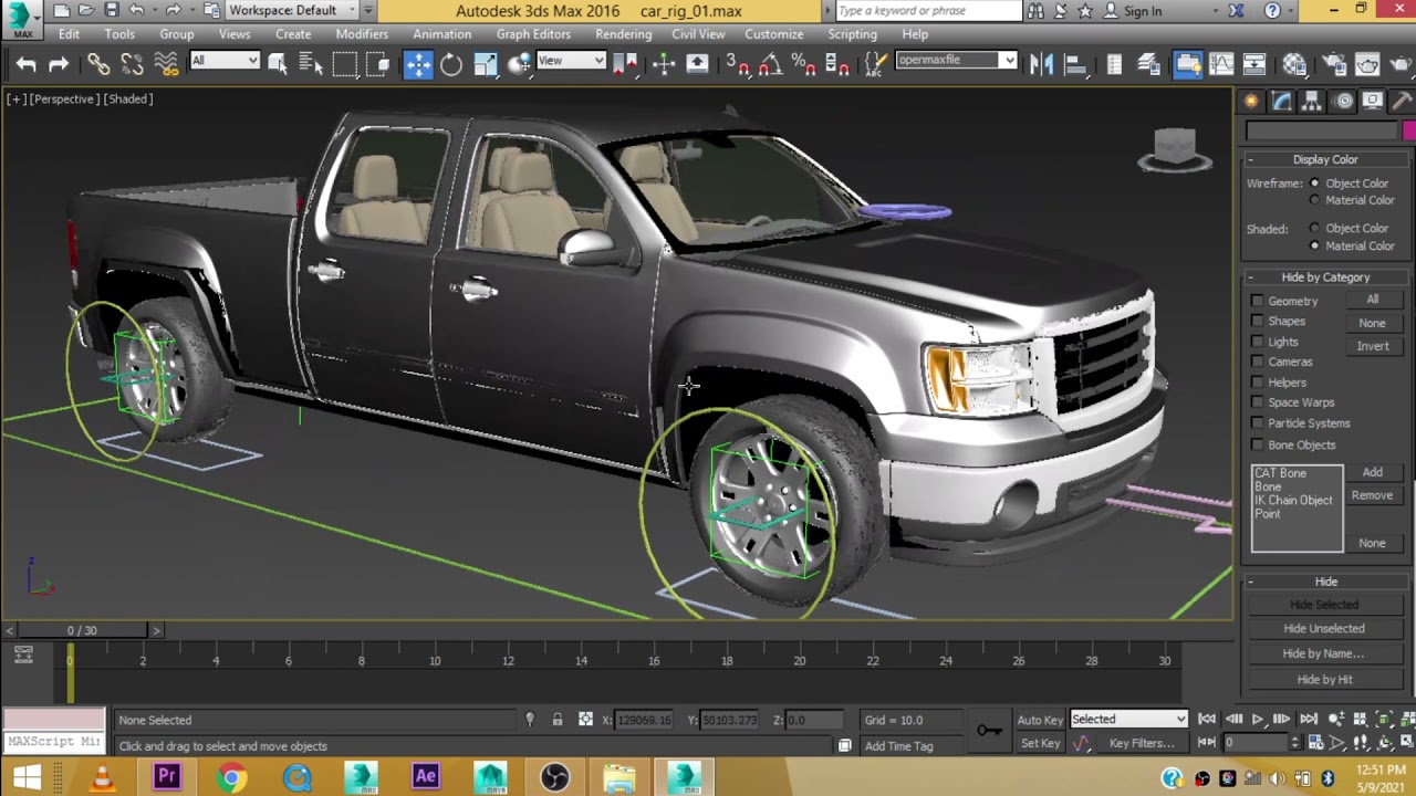 Basic Car Rigging 3DS Max (Part-2)