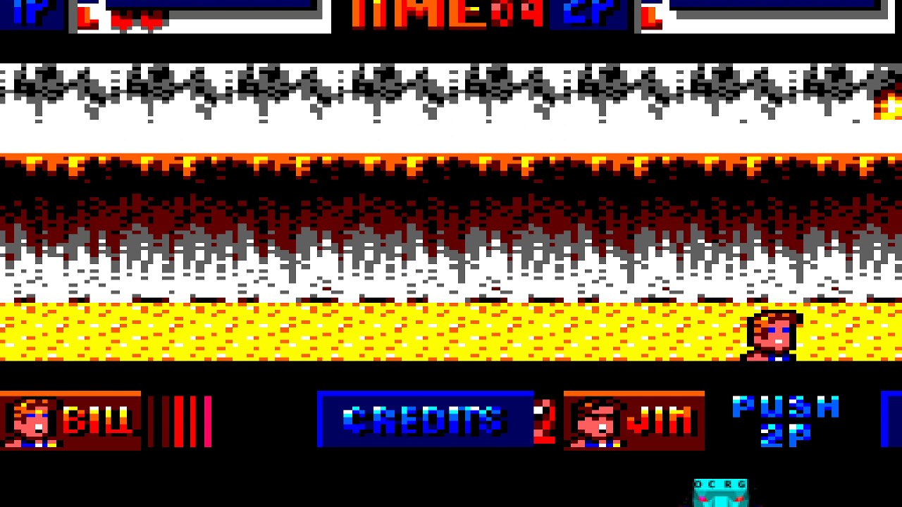 Amstrad CPC Game:  Double Dragon II - The Revenge (1989 Animagic) (64k version)