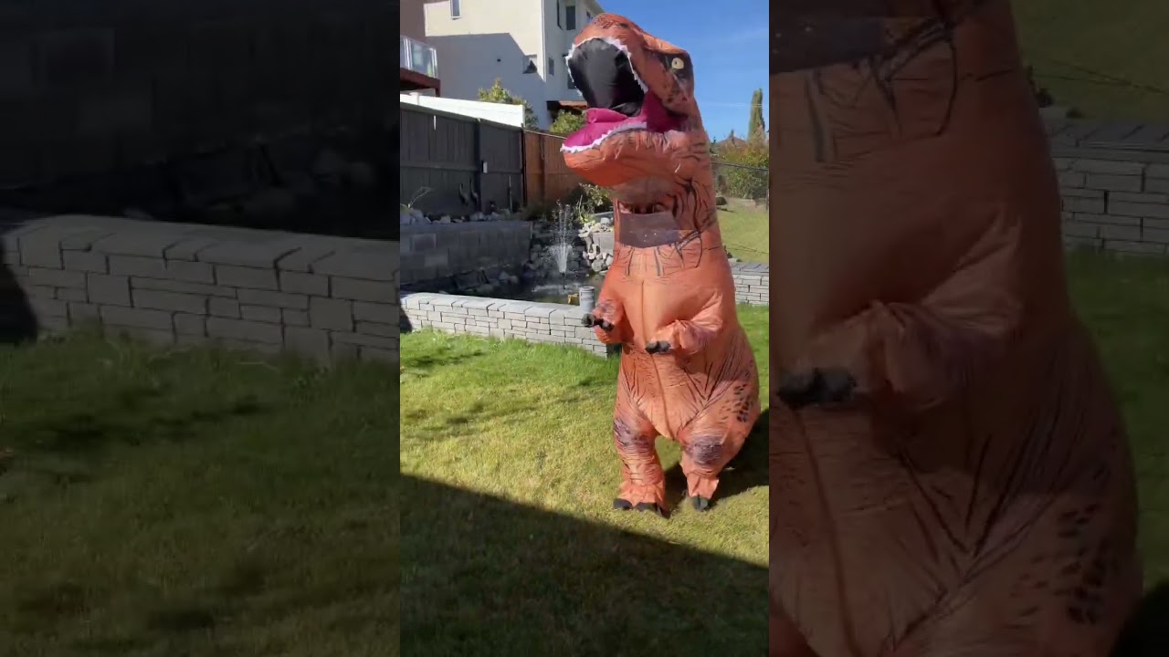 T-Rex Costume from Rubies Costumes #trex #trexcostume #shorts #rubiescostumes