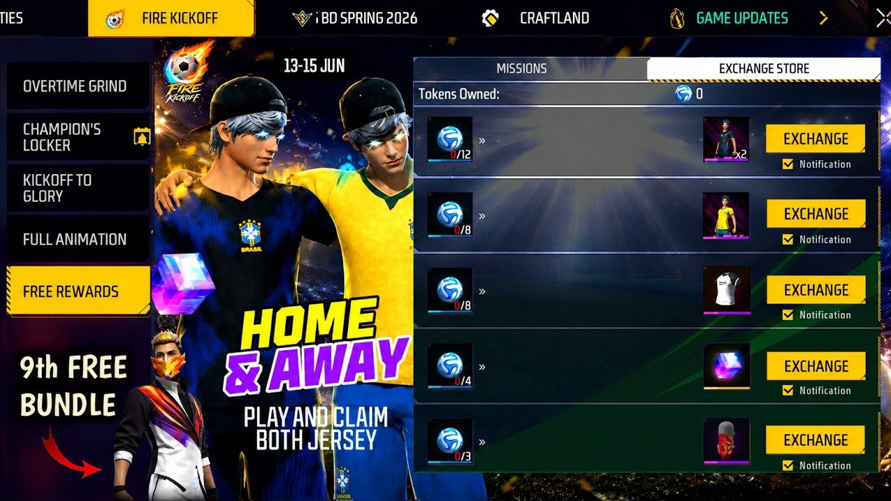 Fire Kickoff Free New Jersey Bundle 🤯 9th Free Bundle Confirm | Next Magic Cube Store Update 2026