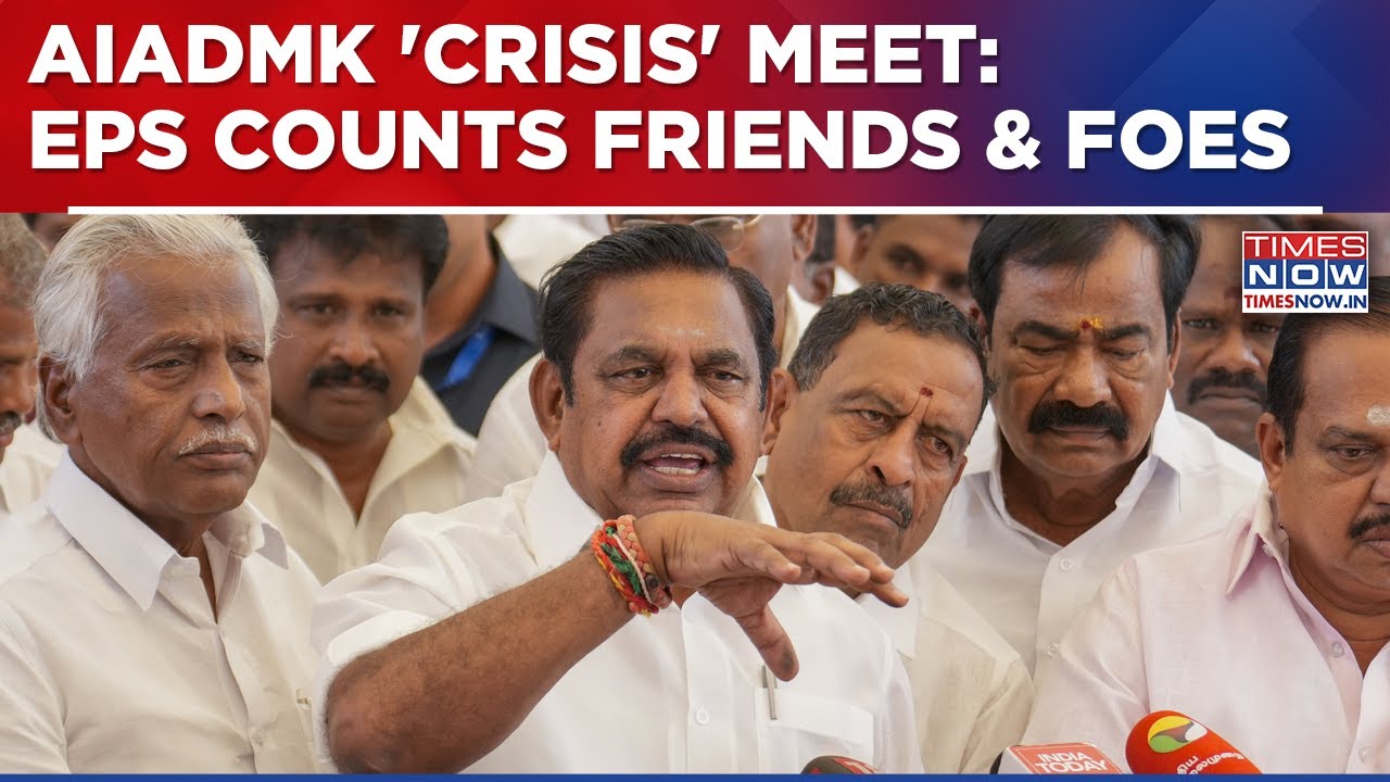 Palaniswami Holds Key AIADMK Meet With Top Office-Bearers Amid Rebel Challenge