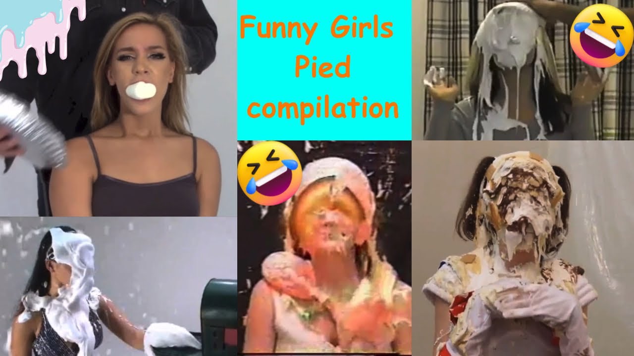 Girls pied funny compilation messy girl