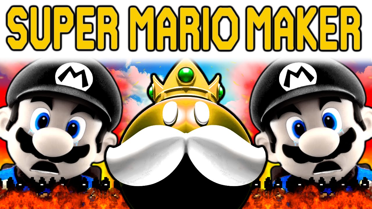 Super Mario Maker | THE SUPER EXPERT RAGE OF 100 MARIOS