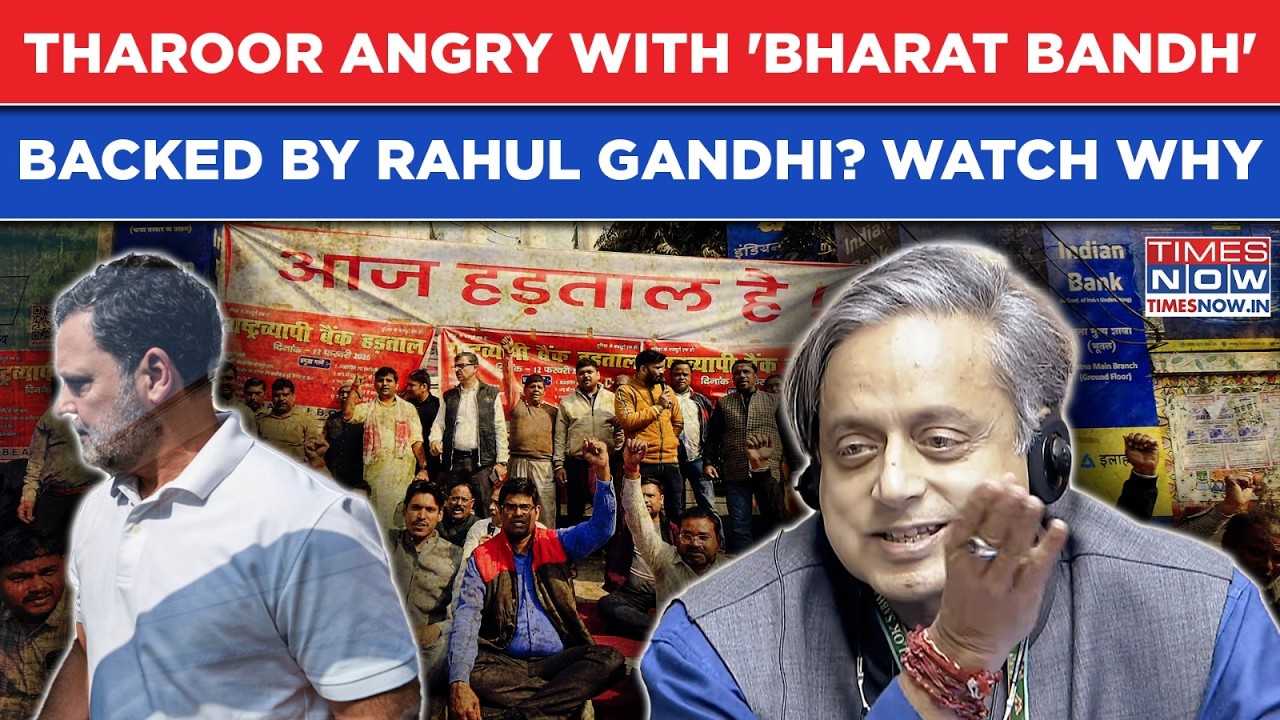 Shashi Tharoor Angry With 'Bharat Bandh' That Rahul Gandhi, Cong Back? MP Rips 'Lamentable Irony'?