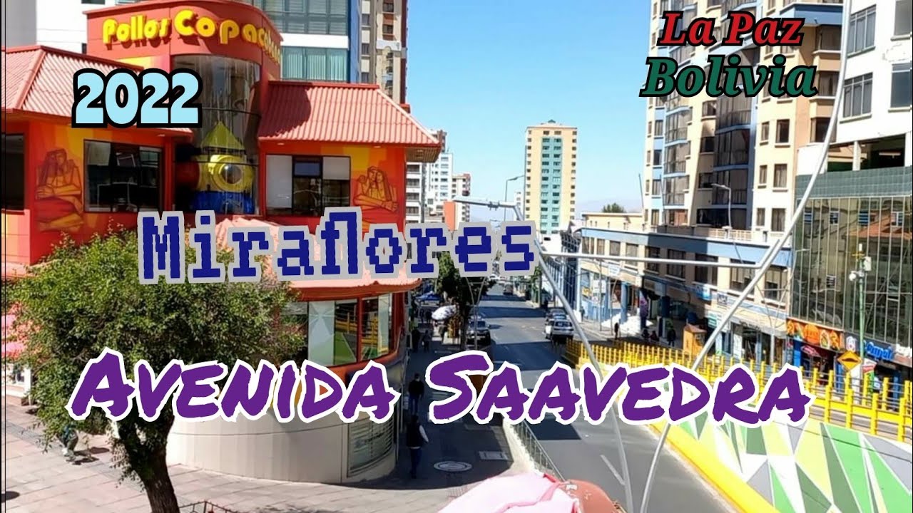 (Walk) walking around Saavedra Ave, Miraflores, La Paz, Bolivia 미라플로레스, 사베드라 거리 걷기 Ep 022
