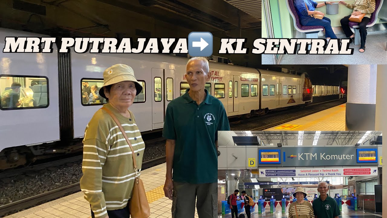 NAIK MRT DARI PUTRAJAYA KE KL SENTRAL