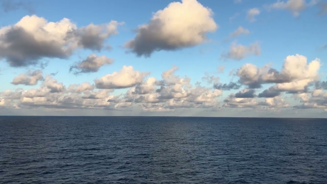 Caribbean Clouds Over the Sea