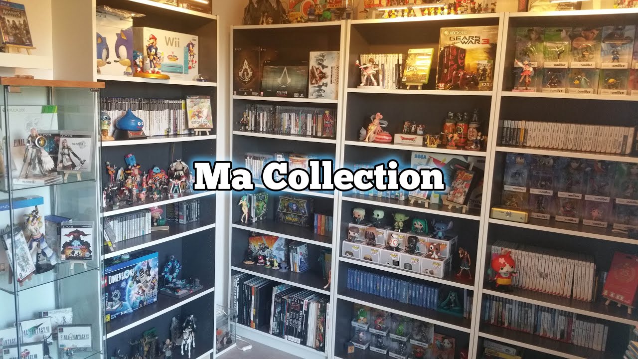 Aperçu De Toute Ma Collection De Jeux Vidéo et goodies...