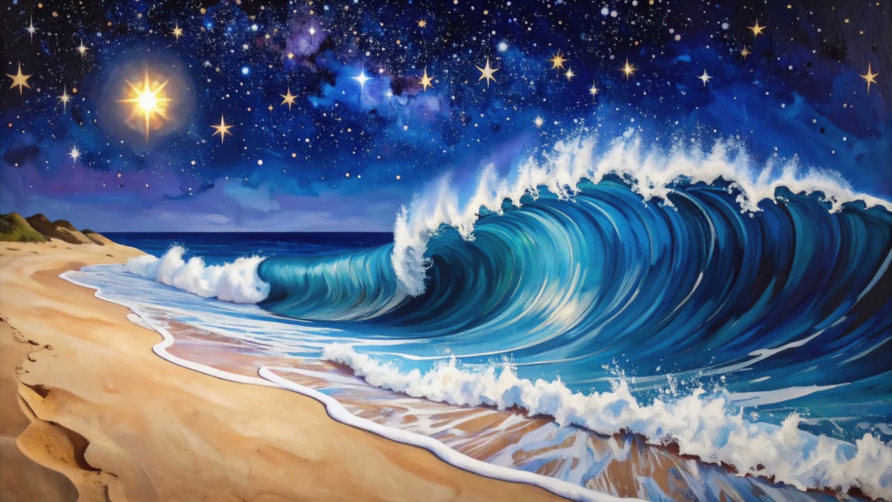 ASMR - 15 Minutes of Waves Crashing on Beach That Helps You Sleep or Study (audio only)