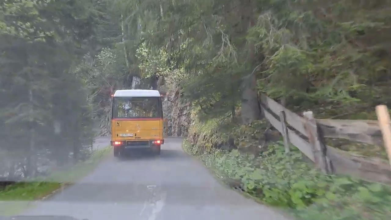 Postauto Griesalp - Kiental erster Kurs ins Tal 27. Mai 2023