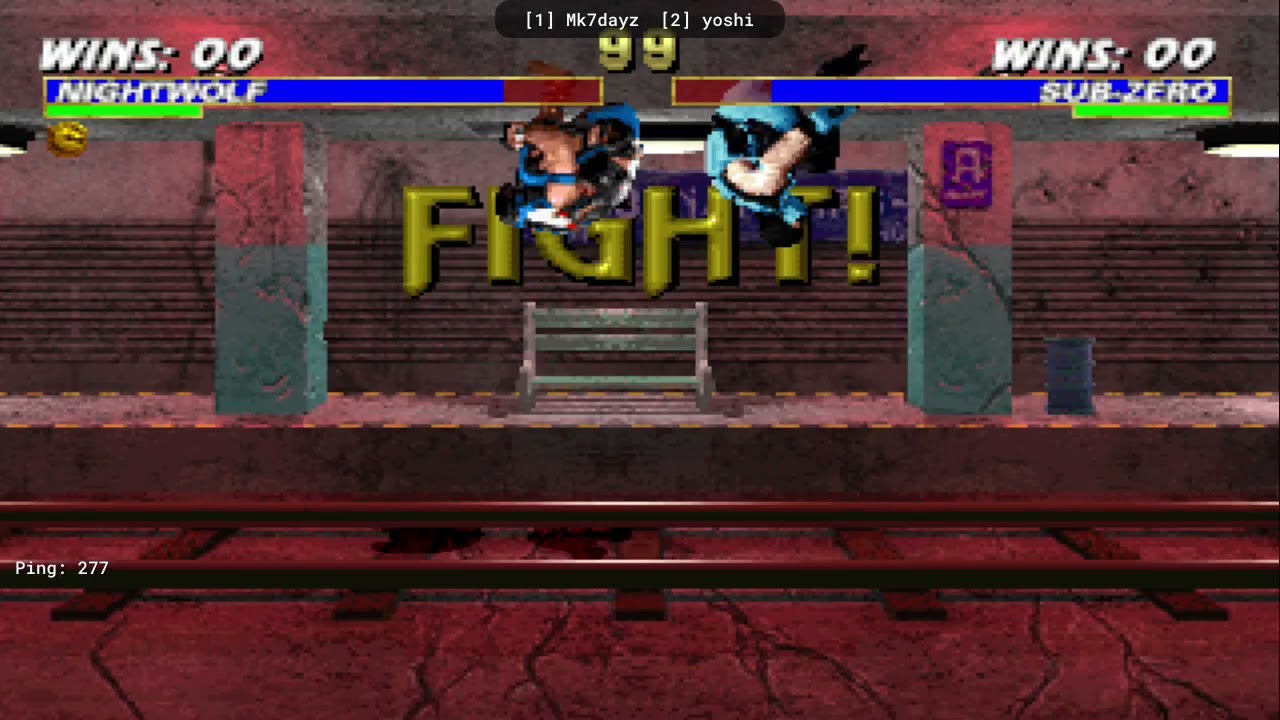 Mortal Kombat Trilogy Arkadyzja Online - Laggy Match