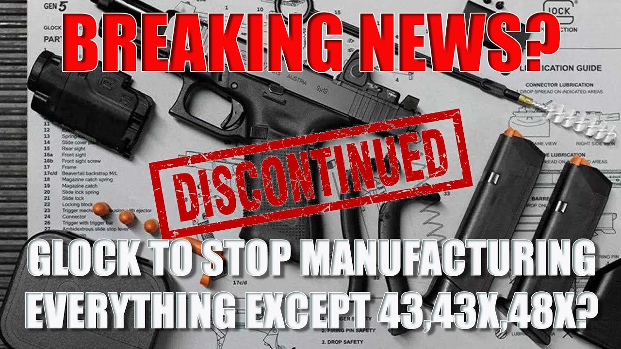 СРОЧНО: Glock прекращает выпуск большинства моделей &mdash; остаются только 43, 43X и 48 | Новая серия ...