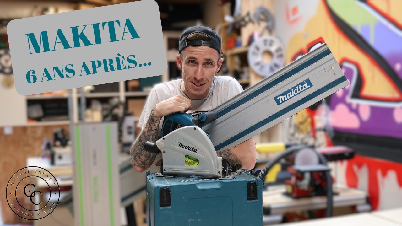 Scie circulaire plongeante Makita SP6000J apr&egrave;s 6 ans : fiable ou pas ? Mon avis d&rsquo;artisan 🔧
