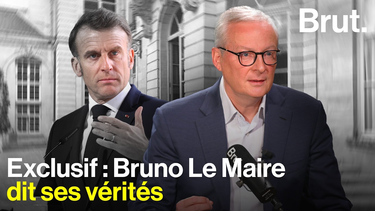 L'interview intégrale de Bruno Le Maire sur Brut. en pleine crise politique
