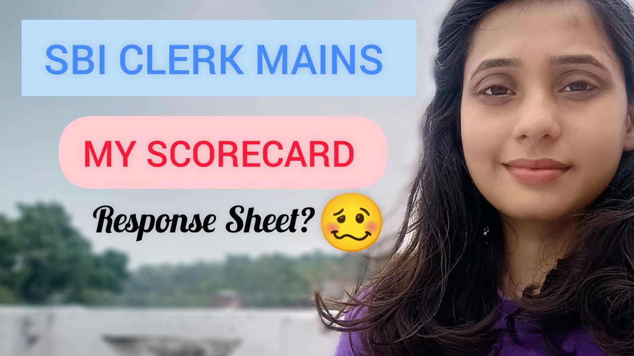 MY SCORECARD | Response Sheet ya MAZAK??😮‍💨 SBI CLERK MAINS  #sbiclerkmains #sbiclerk #sbiclerk #sbi