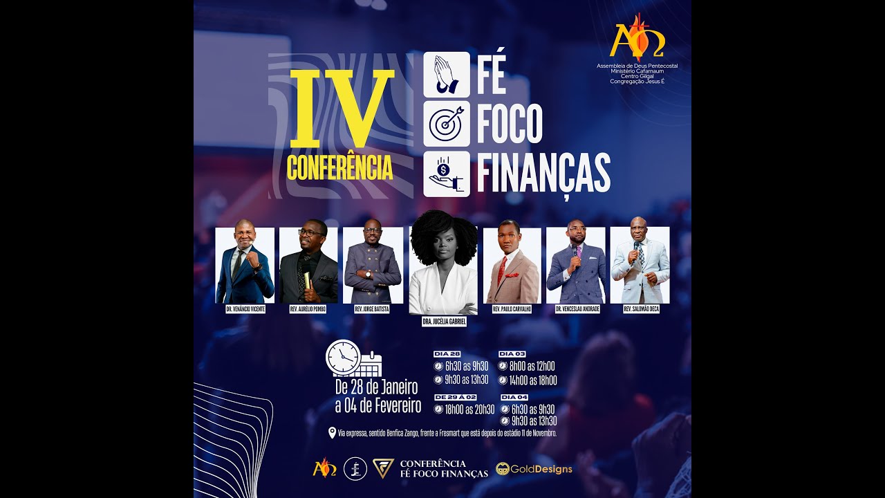 CONFERÊNCIA FÉ, FOCO E FINANÇAS - 2024, IV EDIÇÃO | 5º DIA