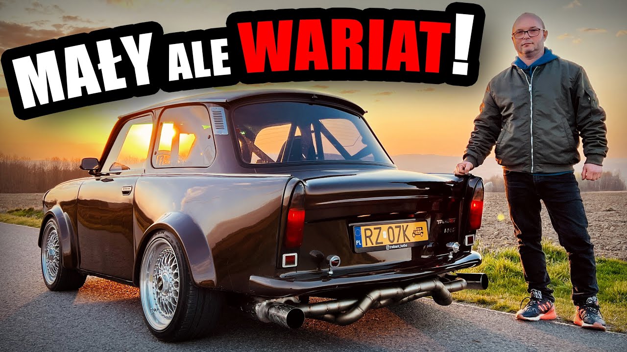 Zrobił w TRABANCIE 430 KONI 🤯 4x4 z DSG + Turbo i 3.5s do setki?!🚀