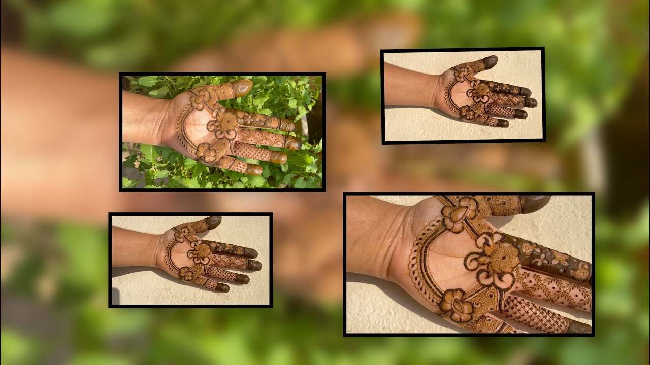 Beautiful stylish front hand Mehndi design ||Easy stylish Mehndi || Mehndi ka design || Mehndi 