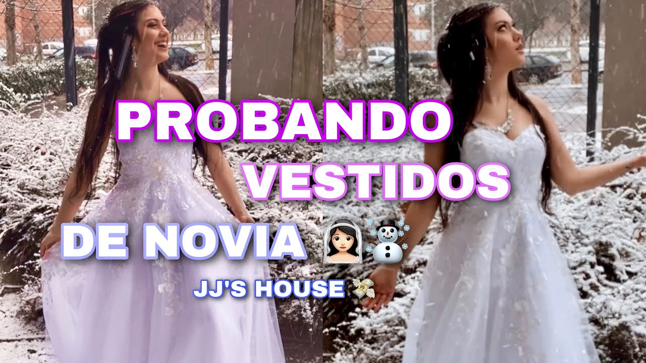 PROBÁNDOME vestidos DE NOVIA 👰🏻‍♀️ de “JJs House” 👗💸