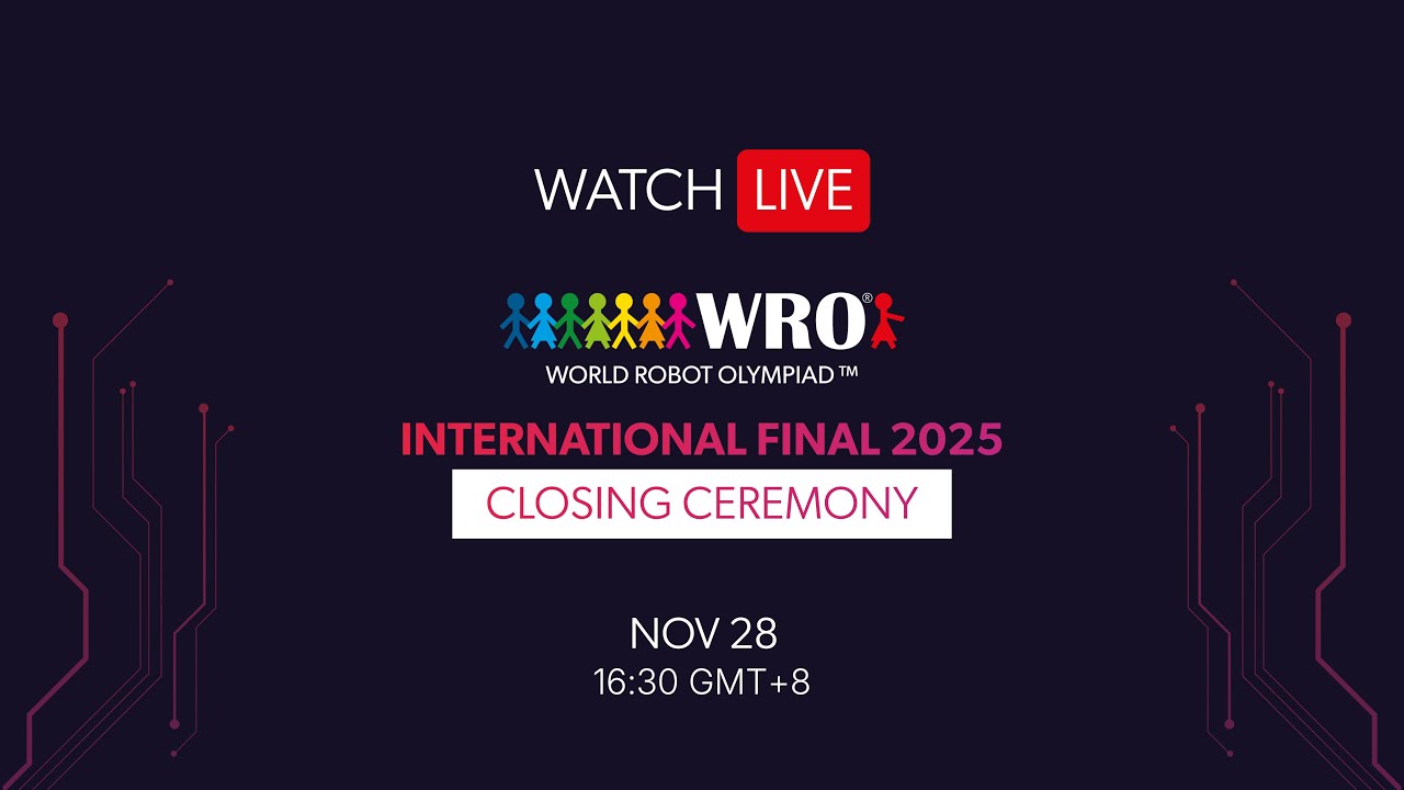 WRO International Final 2025 | Closing + Awards Ceremony