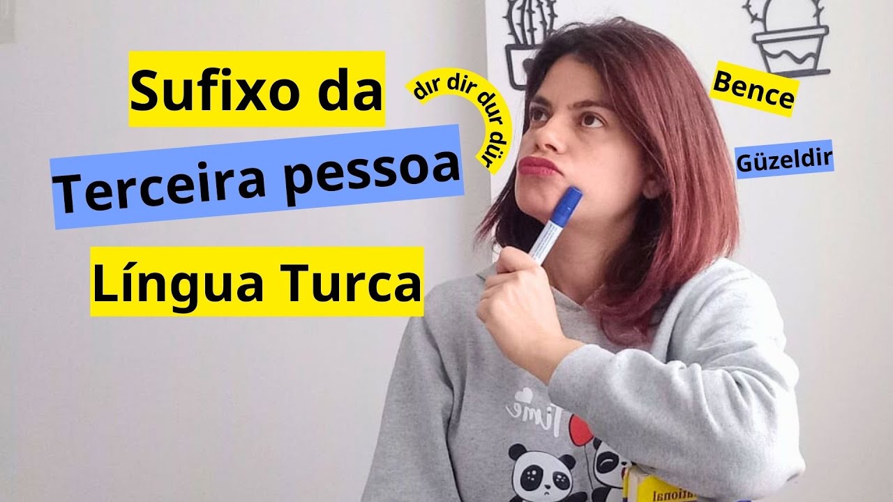 Descubra o segredo da terceira pessoa do singular em TURCO | AULA  para iniciantes - dır dir dur dür