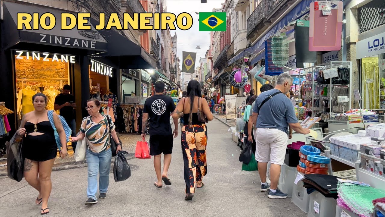 SAARA — RIO DE JANEIRO CITY CENTER 【4K】🇧🇷