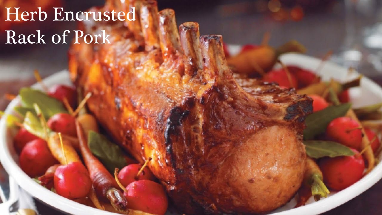 Herb Encrusted Rack of Pork