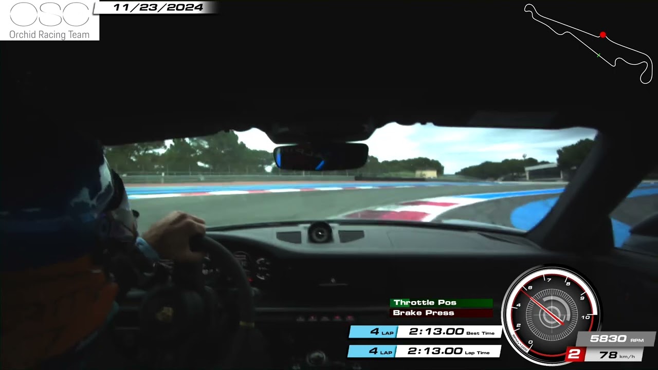 ONBOARD Porsche 992 GT3 RS x Antoine Leclerc // Paul Ricard