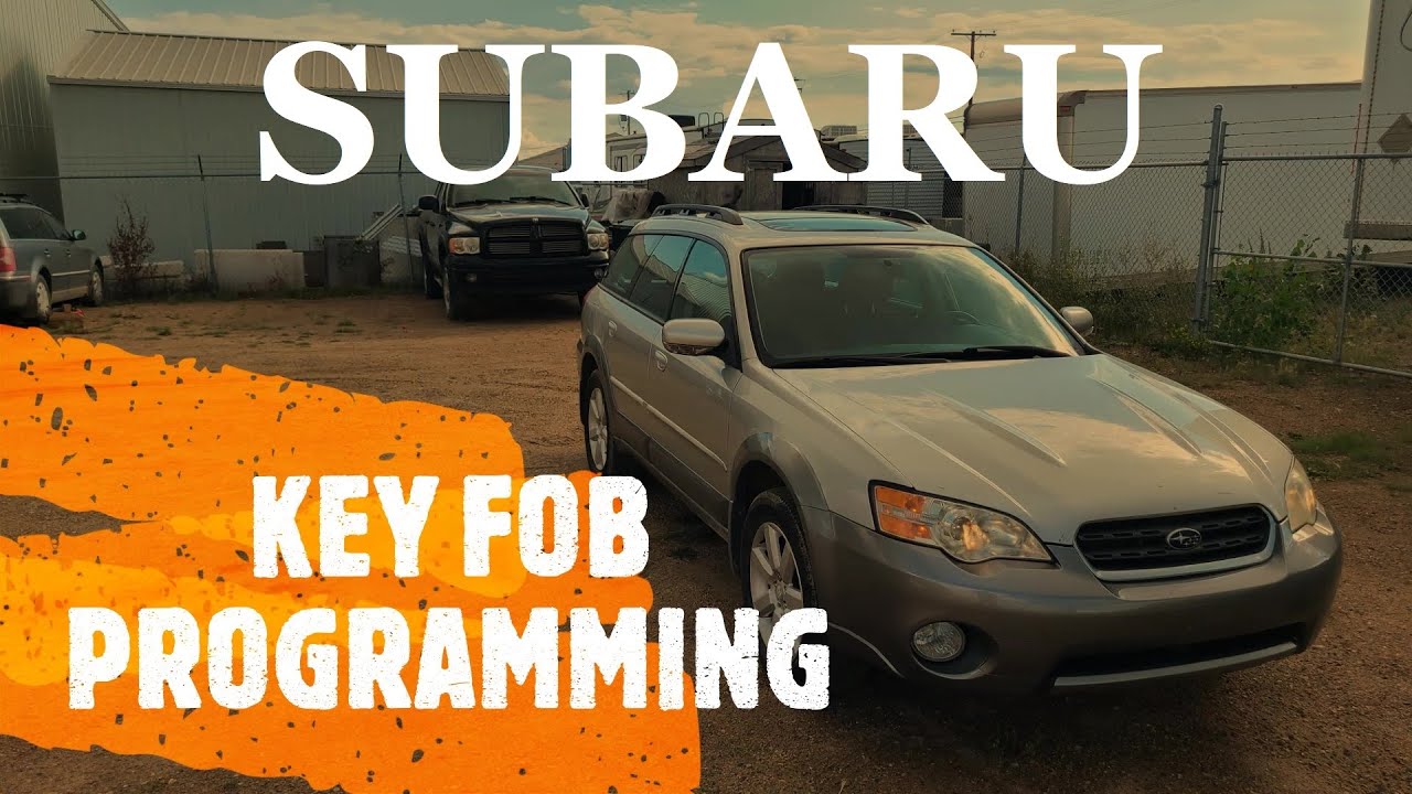 SUBARU - HOW TO PROGRAM KEYLESS ENTRY KEY FOB (old style)