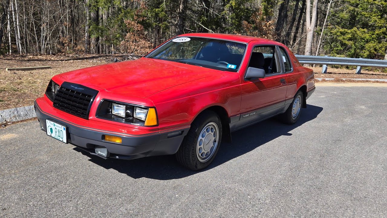 1985 Ford Thunderbird Turbo Coupe Manual w/50K Miles POV Test Drive/Review