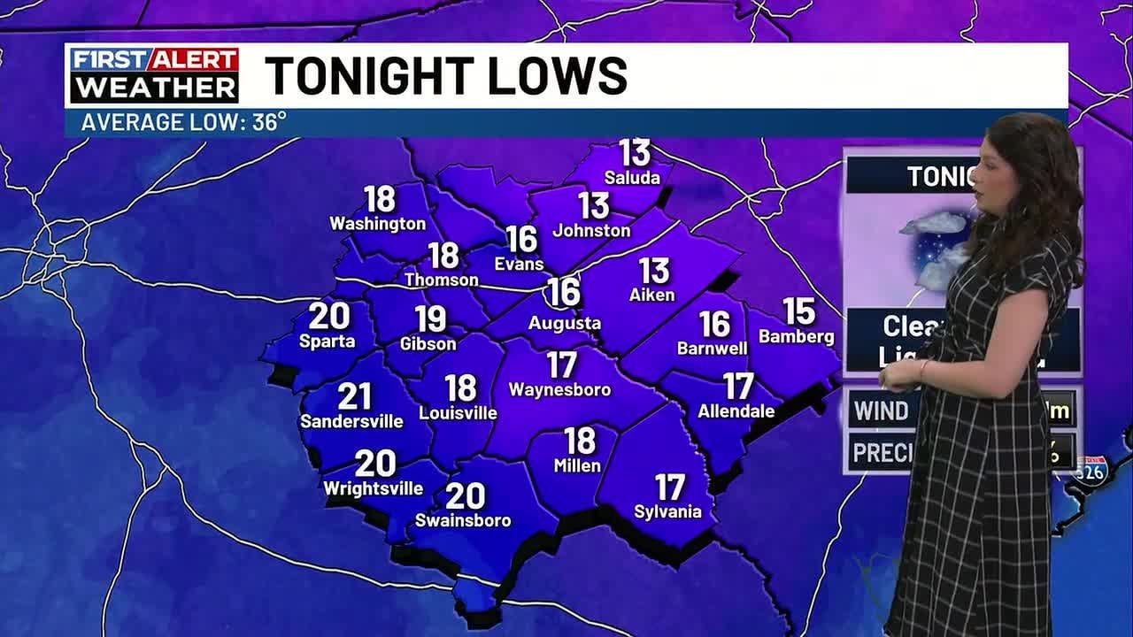 First Alert Monday, patchy black ice possible!