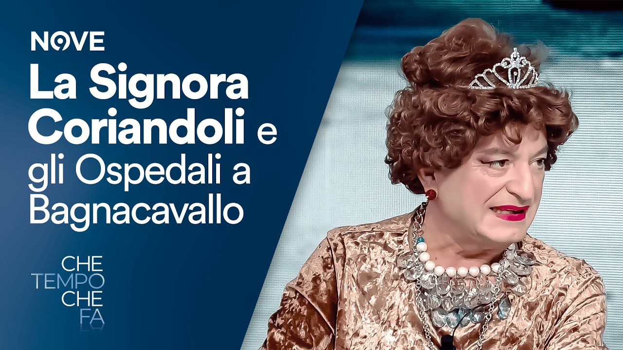La Signora Coriandoli e gli Ospedali a Bagnacavallo | Che tempo che fa