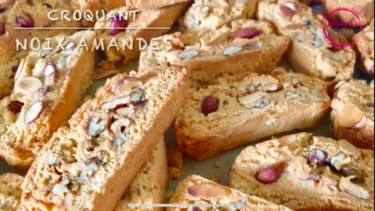 Croquants aux noix et aux amandes 🌰
