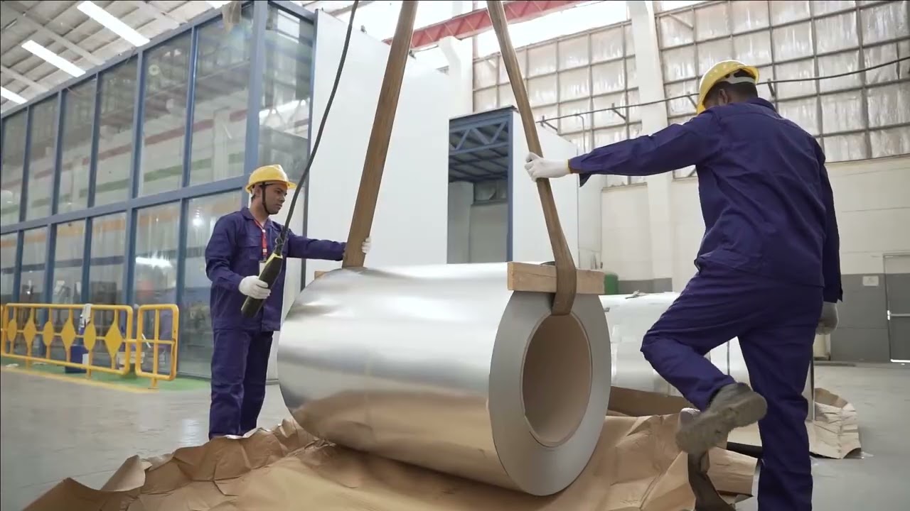 Zain One Industry Aluminum coil coating line company factory overview. CCL production line video