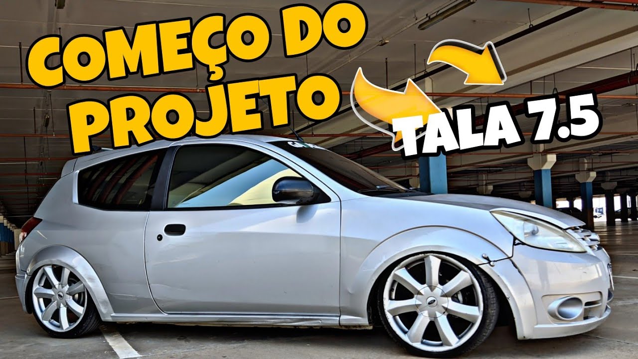 FORD KÁ REBAIXADO COM ARO 17 TALA 7.5 E MOTOR 1.6