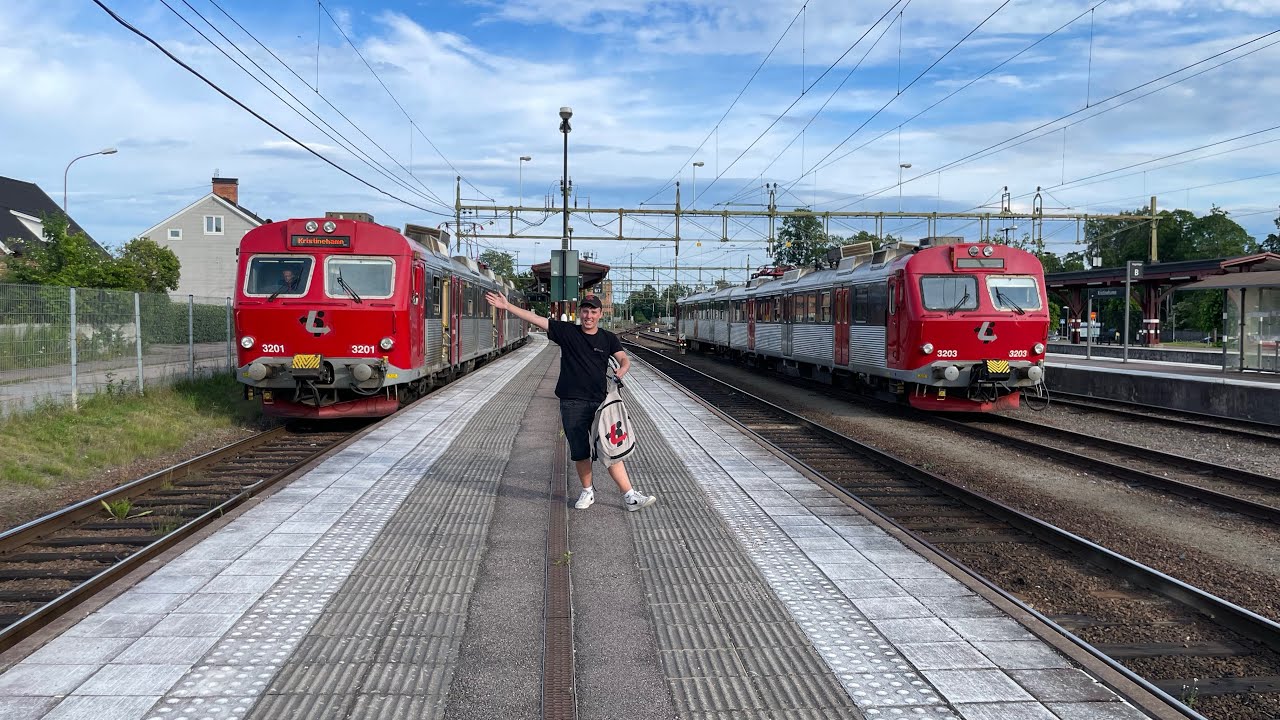 Reser till Kil för att sedan åka TÅGAB till Kristinehamn med @Swedishtrainguy! Otroligt rolig resa!😍