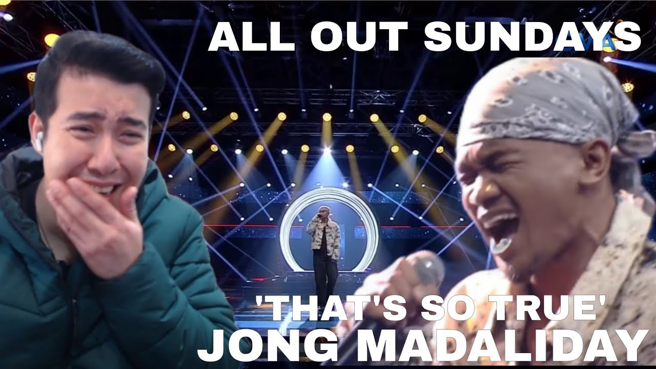 ALL OUT SUNDAYS : Jong Madaliday's sings That's so True performance |  AOS REACTION
