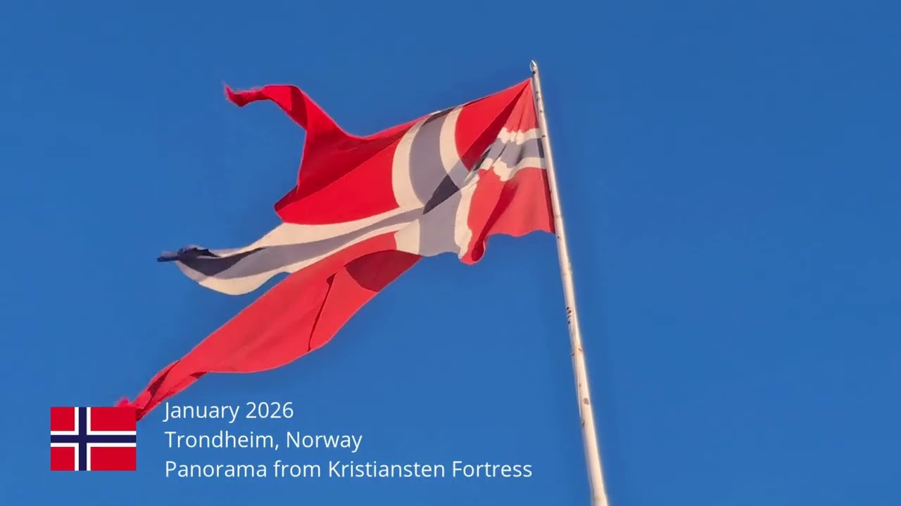 Trondheim, Norway ///  Panorama from Kristiansten Fortress /// Vodo Travel