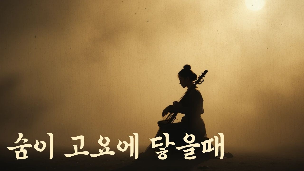 숨이 고요에 닿을때 | 말하지 않아도, 소리는 남습니다.