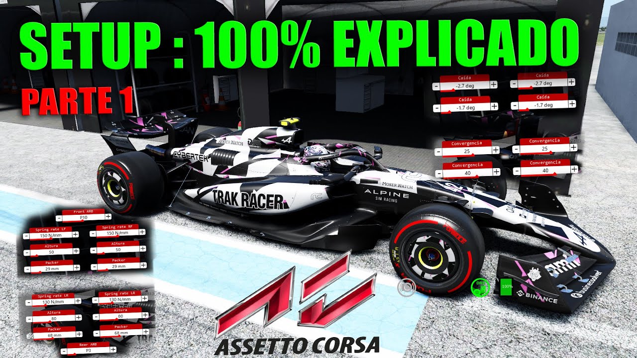 Cómo hacer SETUPS desde 0 en Assetto Corsa | Guía Completa para Principiantes 2025 - PARTE 1