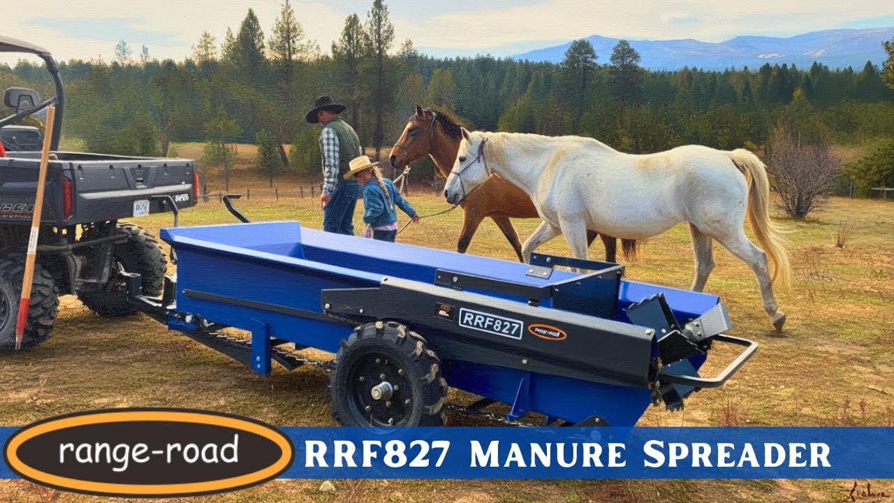 MANURE... It’s what we’re spreading! | Range Road RRF827 Manure Spreader