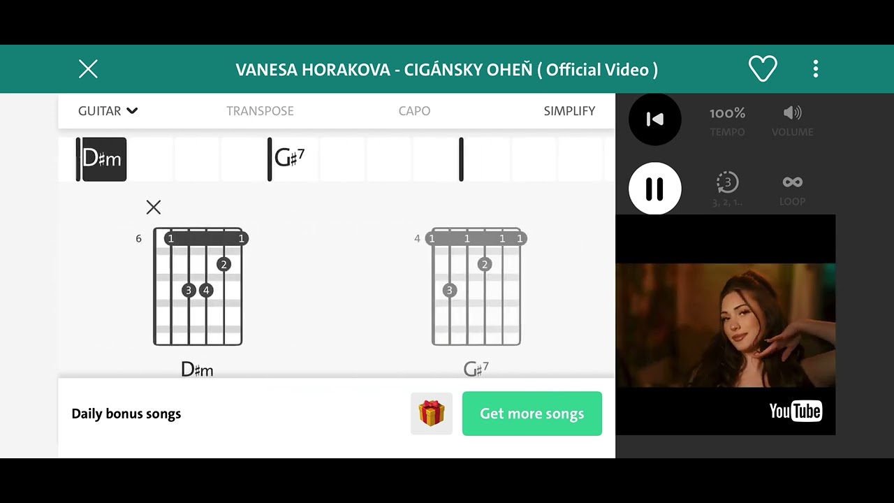 VANESA HORAKOVA - CIGÁNSKY OHEN (Official Video) cover akordy